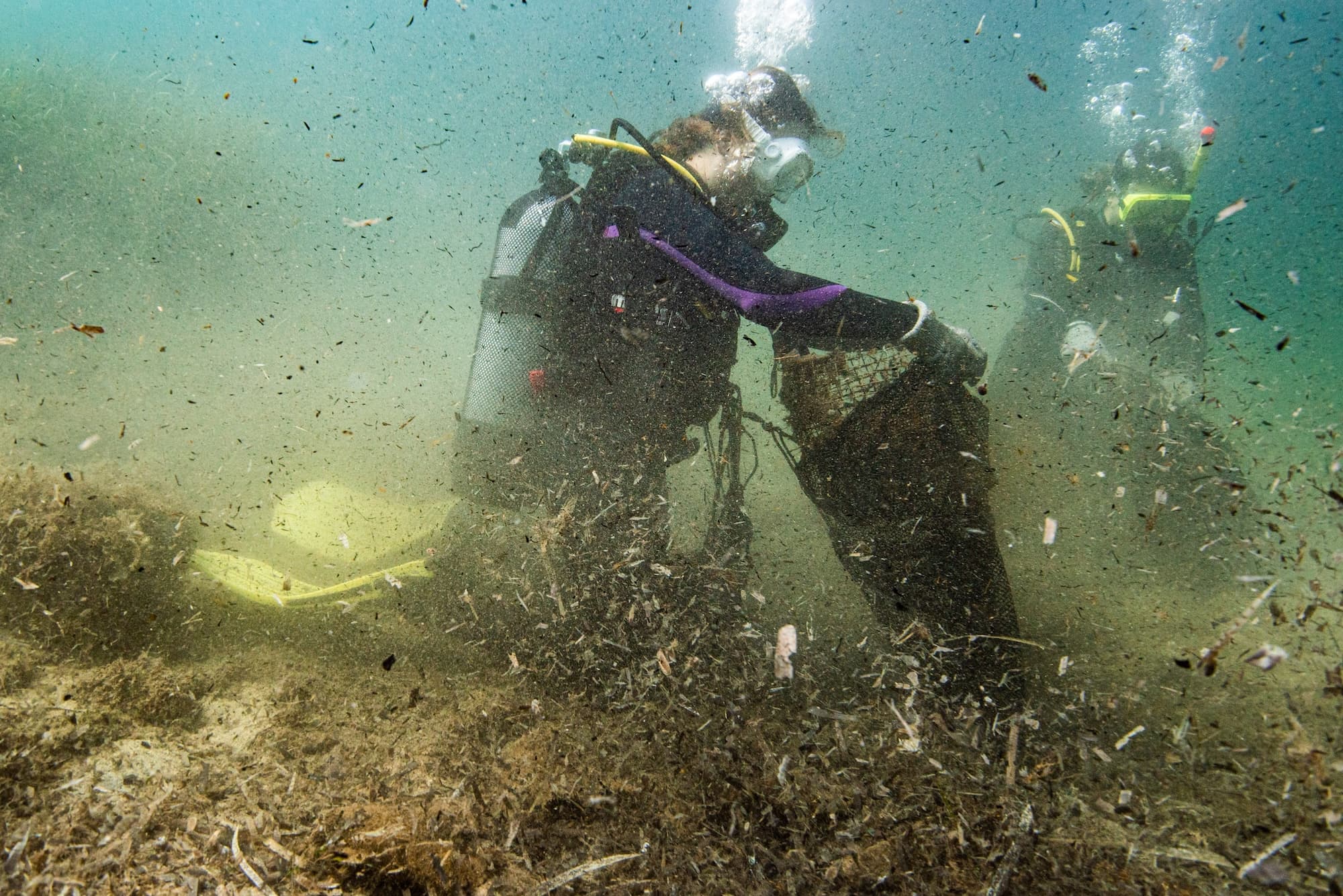 Ghost net recovery operation